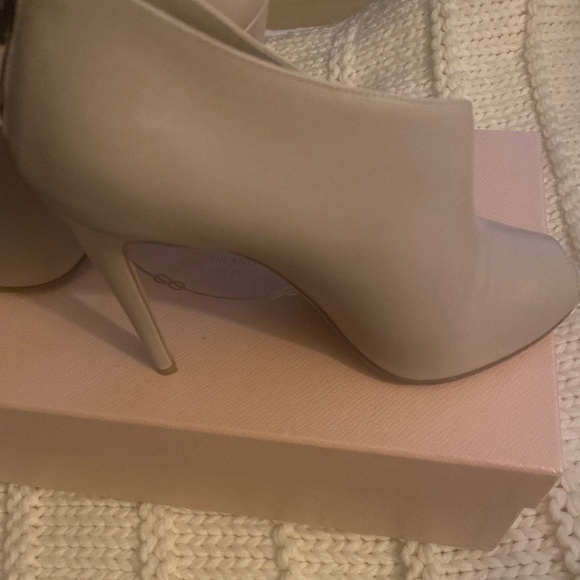 Prada Asymmetrical Peep Toe Bootie - Picture 8 of 11